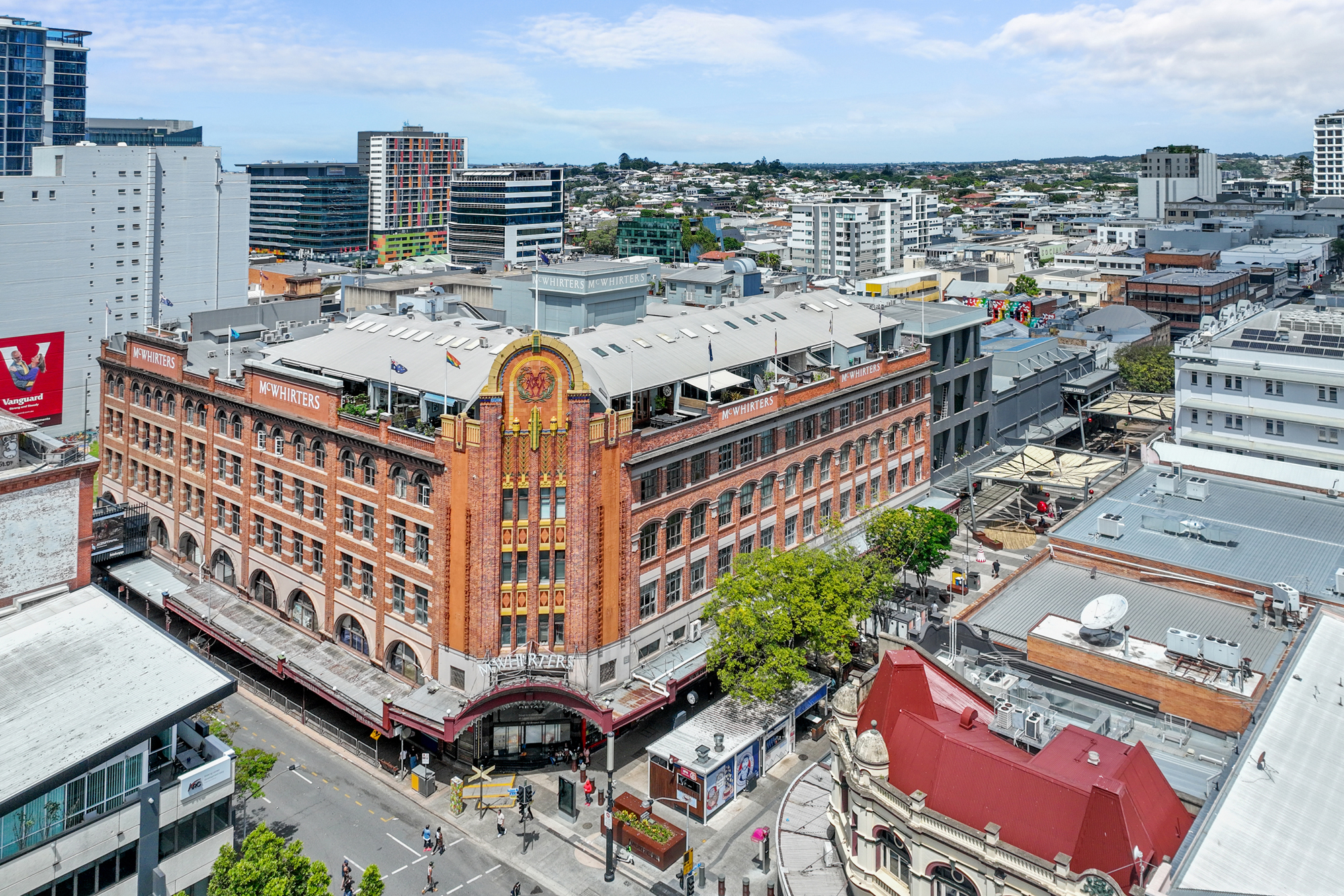 Front view of 221/247 Wickham Street, Fortitude Valley leased to Taco Joint.
